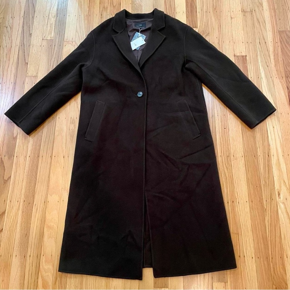 Brown wool coat